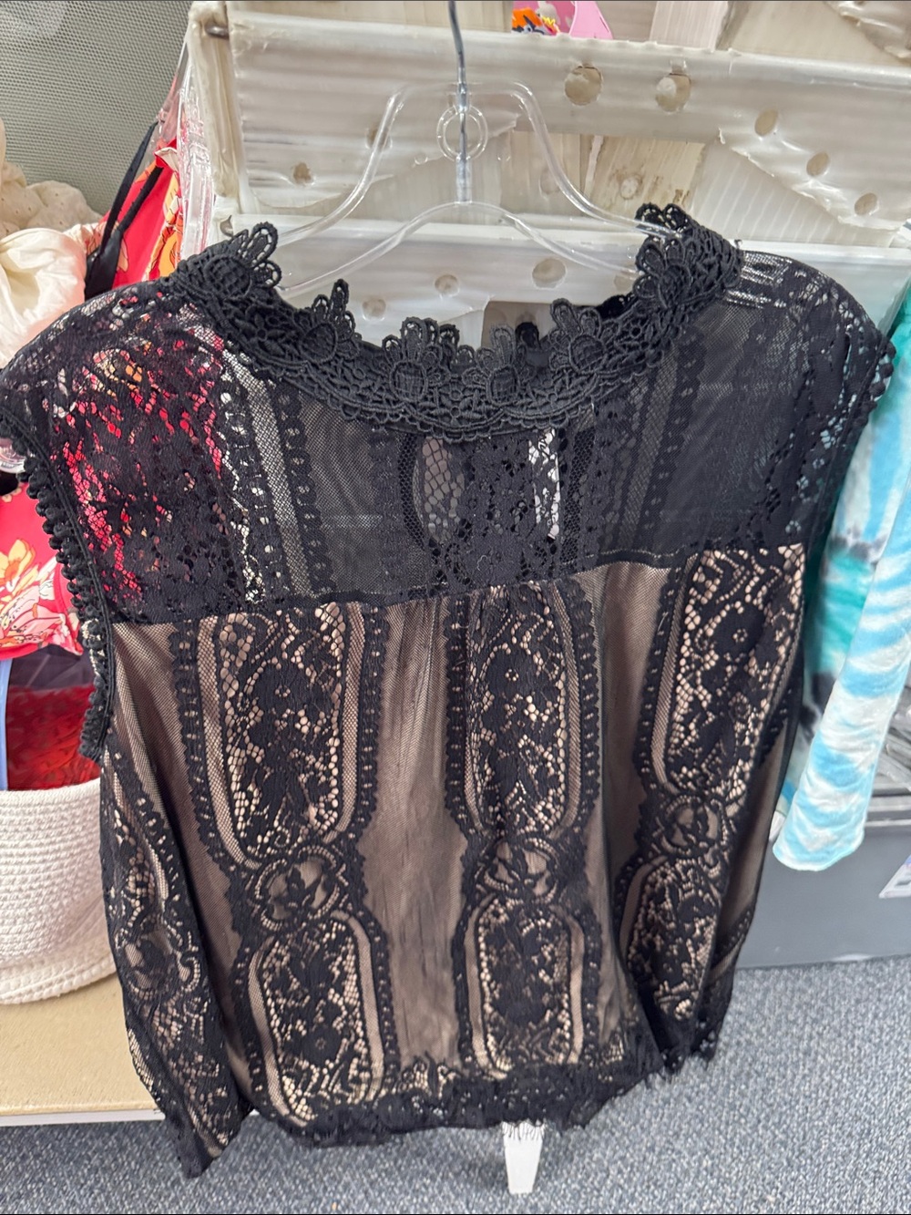 NY collection lace tank 3X // 062151